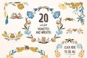 Vintage Fall Vector Bundle + Bonus, a Decorative Illustration by kisikoida (Thumbnail 3 of 5)