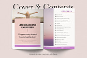 Life Coach Exercises Ebook Template, a Magazine Template by Sakura Digitals (Thumbnail 3 of 9)