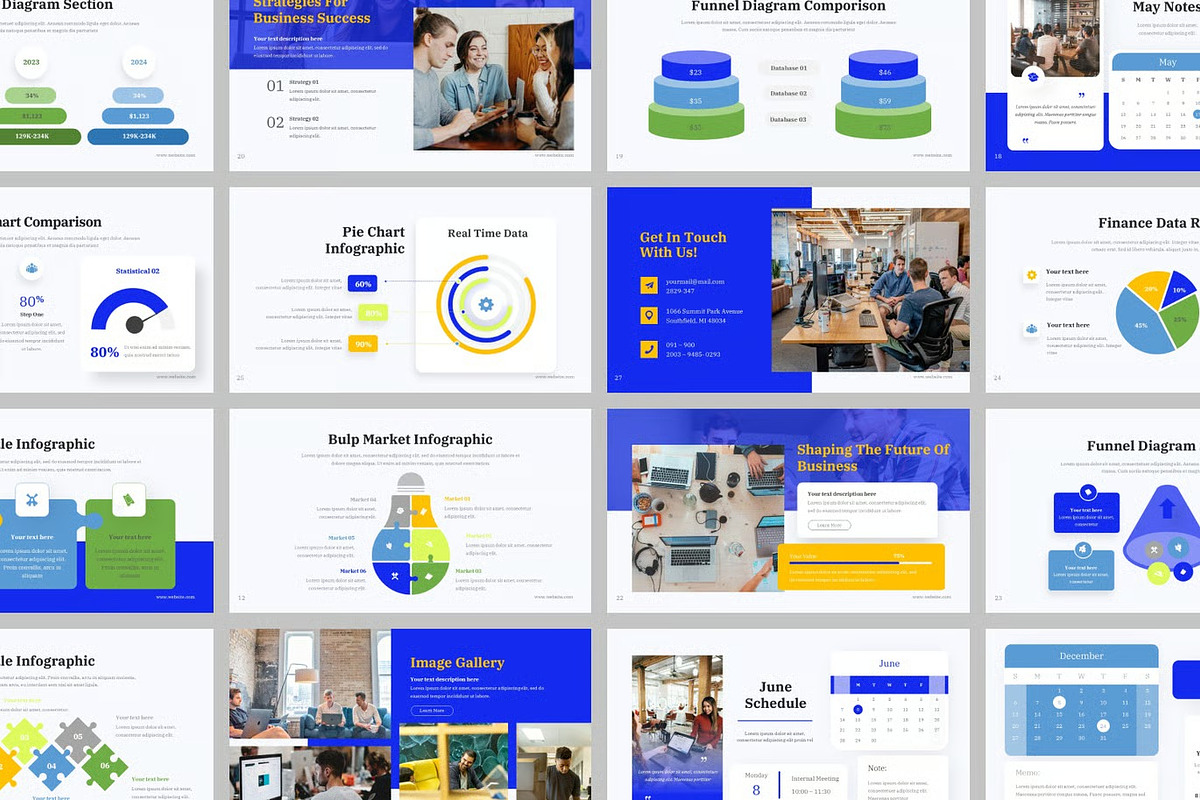 Interactive Business Pitch Keynote preview 2