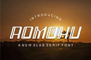 Romoku Font, a Slab Serif Font by brahamb_design (Thumbnail 1 of 4)