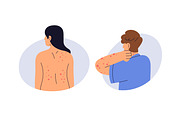 Itch, allergy, rash on skin set, a Person Illustration by Good Studio (Thumbnail 2 of 3)