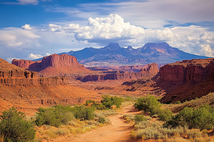 Breathtaking summer view of Utah mou, a Photo by Iftikhar Alam