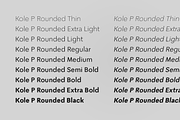 Kole P Rounded, a Sans Serif Font by NicolassFonts (Thumbnail 3 of 5)