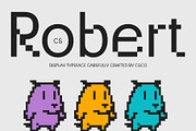 CS Robert – Pixel Font, a Sans Serif Font by Craft Supply Co. (Thumbnail 1 of 8)