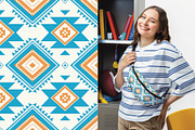 Colorful Aztec Geometric Pattern, a Pattern Graphic by PPEthnicDecorPattern (Thumbnail 10 of 10)