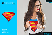T-Shirt Mock-Up Bundle 2019, a Shirt Mockup by Freeman Studio (Thumbnail 4 of 20)