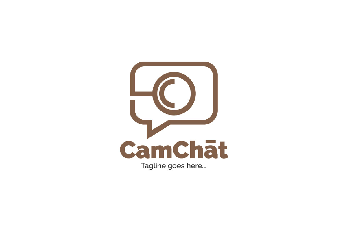 CamChat logo, a Branding & Logo Template by La Animus (Photo 1 of 3)