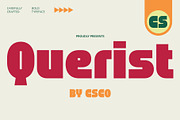 CS Querist – Bold Font, a Sans Serif Font by Craft Supply Co. (Thumbnail 1 of 8)
