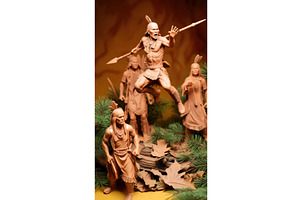 Group of Native American warrior, an Illustration by tilialucida