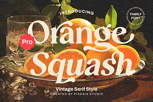 Orange Squash Pro - Vintage Serif