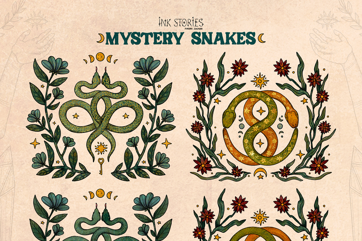 Mystery Snakes, an Animal Illustration by Ink Stories (Photo 27 of 31)