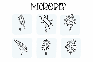 Microbes Symbols Fonts