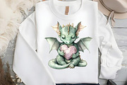 Whimsical Dragon Clipart, an Illustration by DreamCafeArt (Thumbnail 6 of 7)