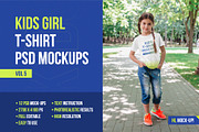 Kids Girl T-Shirt PSD Mockups Vol5, a Shirt Mockup by Hi, Mock-Up! (Thumbnail 1 of 8)