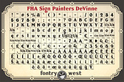 FHA Sign DeVinne, a Serif Font by Fontry West (Thumbnail 9 of 9)