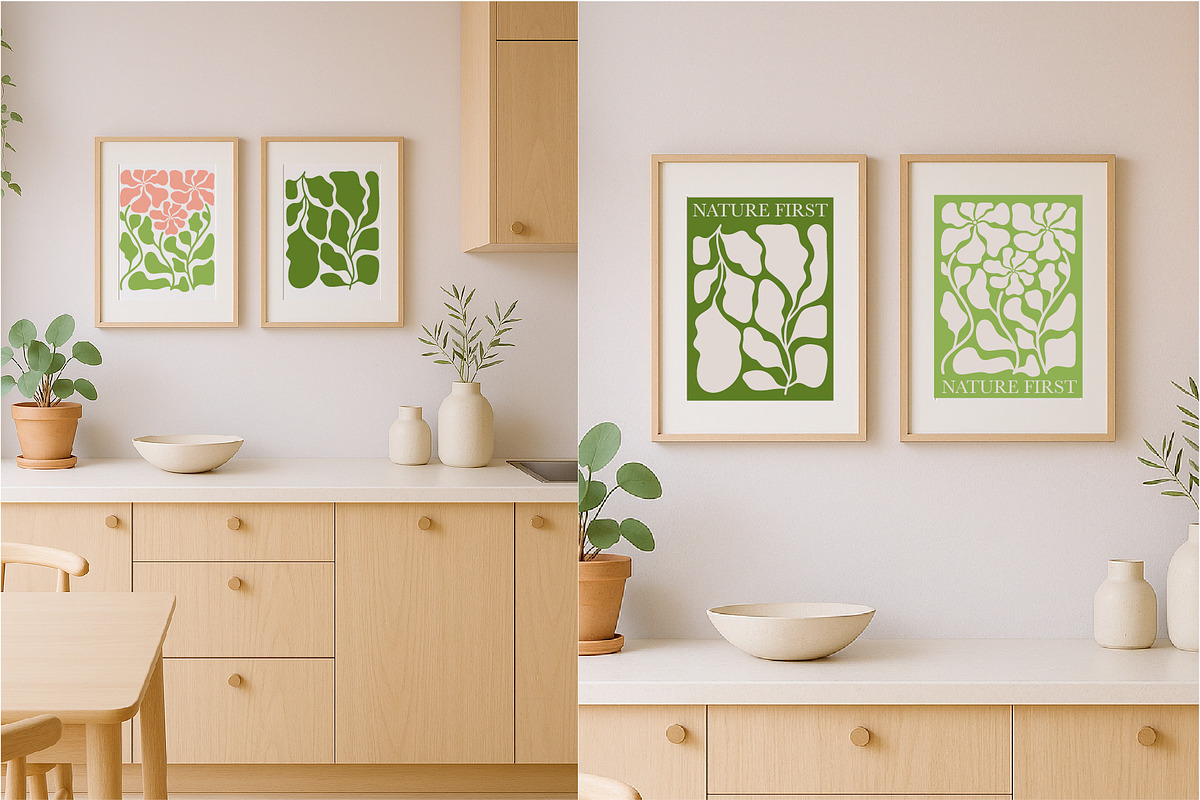 Modern Matisse Botanical Cutout Set, a Decorative Illustration by Lettering_Logo (Photo 3 of 6)