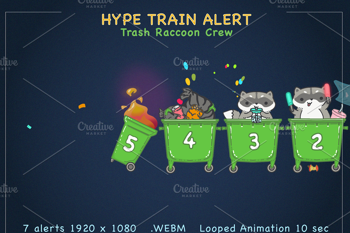 Hype Train Alerts for Twitch, an Object Graphic by JaneLane (Photo 8 of 10)