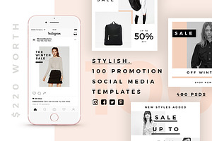 Stylish - 100 Social Media Templates