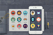 1155 PERFECT ICONS SET, an Outline Icon by Toonsteb (Thumbnail 8 of 26)