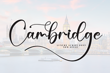 Cambridge | Script Font