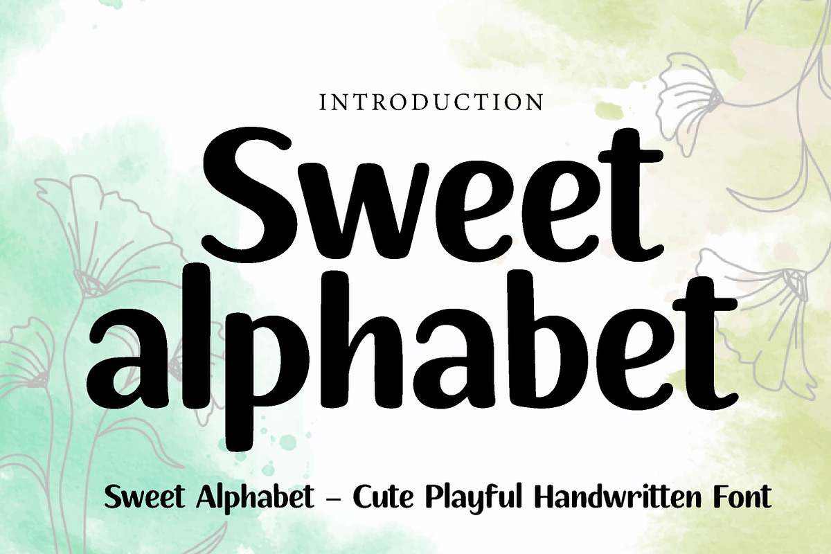 Sweet Alphabet, a Handwritten Font by Wow Magic (Photo 1 of 3)