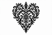 Romantic Lace Heart Clipart, an Illustration by Artivon (Thumbnail 4 of 21)