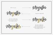 Megattor Script, a Script Font by Letterhend Studio (Thumbnail 6 of 10)