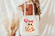 Yarn Crochet Valentines Ghost Png, an Illustration by Dream Creation (Thumbnail 4 of 5)