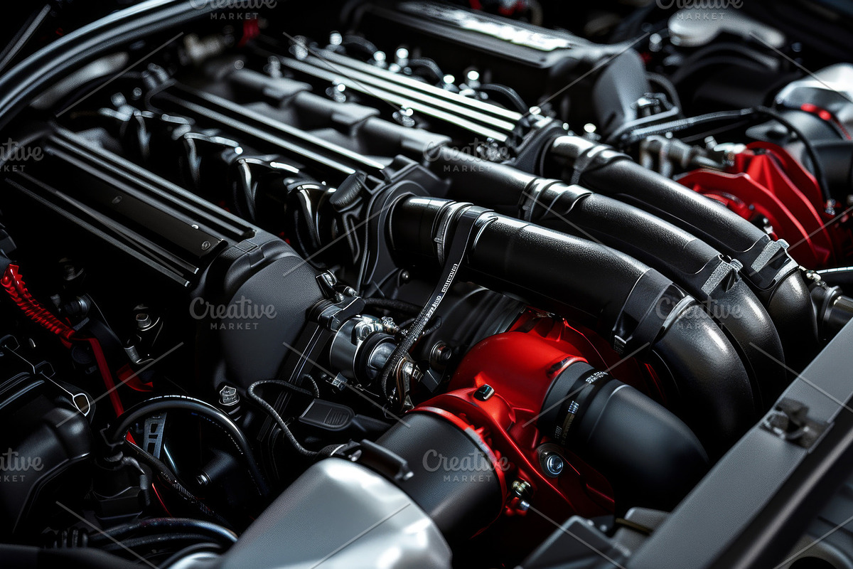 55 Car engines, a Transportation Illustration by Handmadefont (Photo 36 of 56)