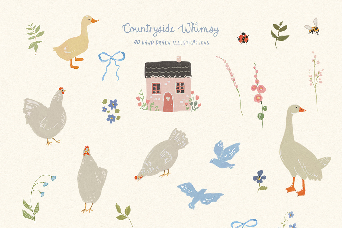 Cottagecore PNG Frames, Illustration, a Decorative Illustration by whiteheartdesign (Photo 7 of 57)