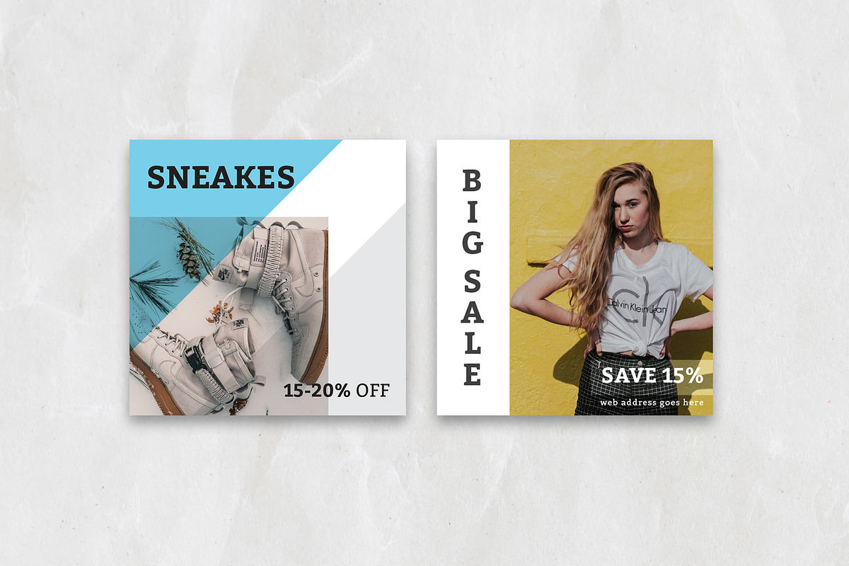 Fashion Sale Social Media Pack, a Social Media Template by ZAAS (Photo 3 of 6)