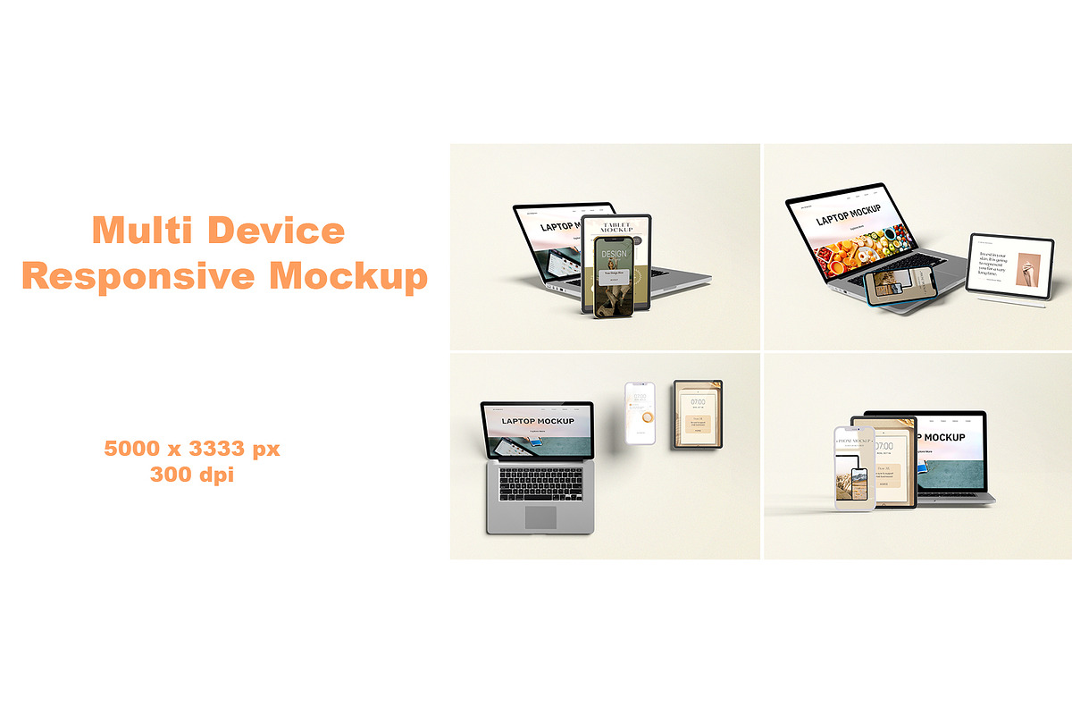 Multi Devices Responsive Mockup, an iPad Mockup by 2M GRAPHICS DESIGN (Photo 1 of 5)