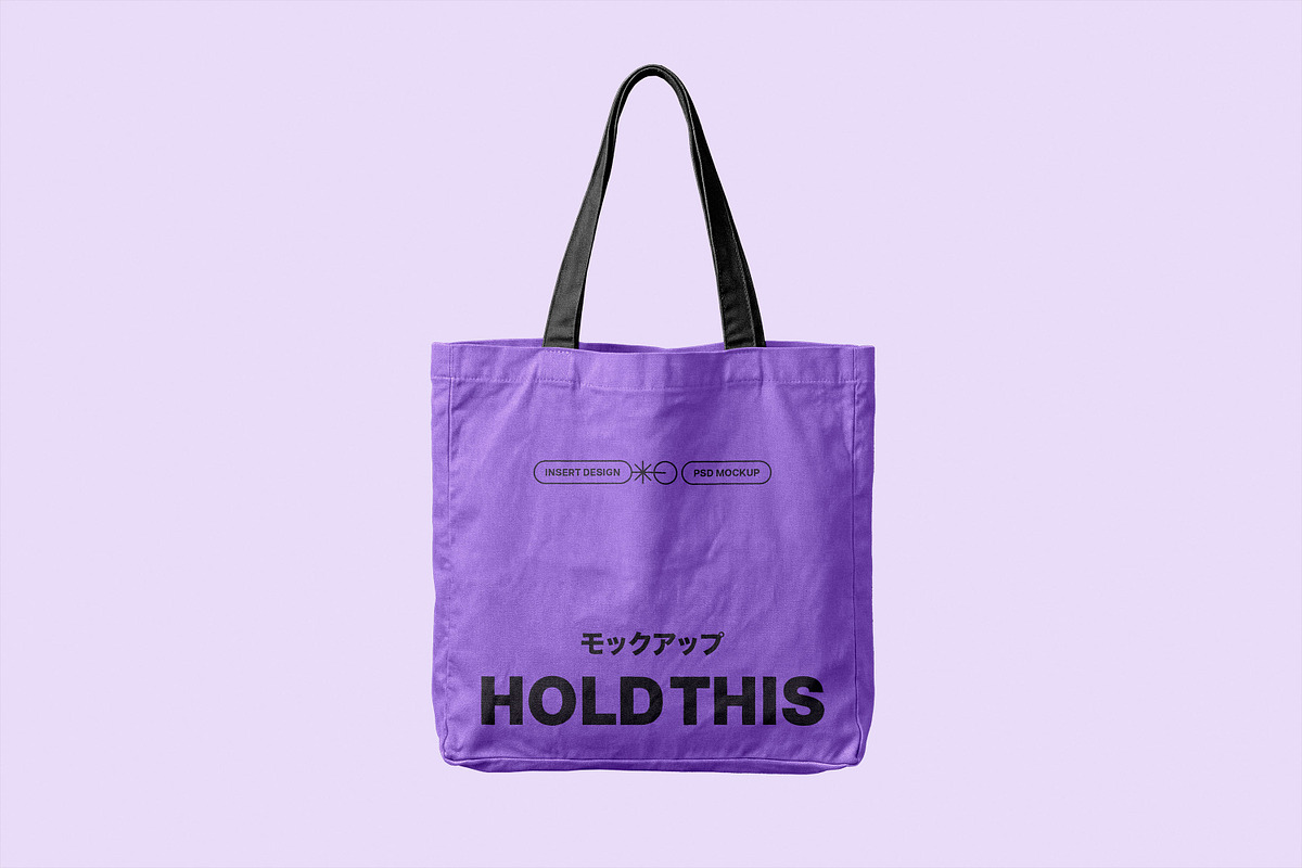 Canvas Tote Bag Mockup, a Packaging Mockup by Design Squad (Photo 4 of 4)