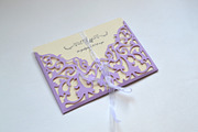 Laser cut invitation card template, an Invitation Template by MARIA KOLYADINA (Thumbnail 2 of 3)