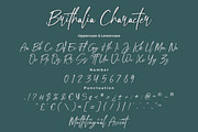 Brithalia Brush Signature Font, a Script Font by Bayuktx (Thumbnail 10 of 10)