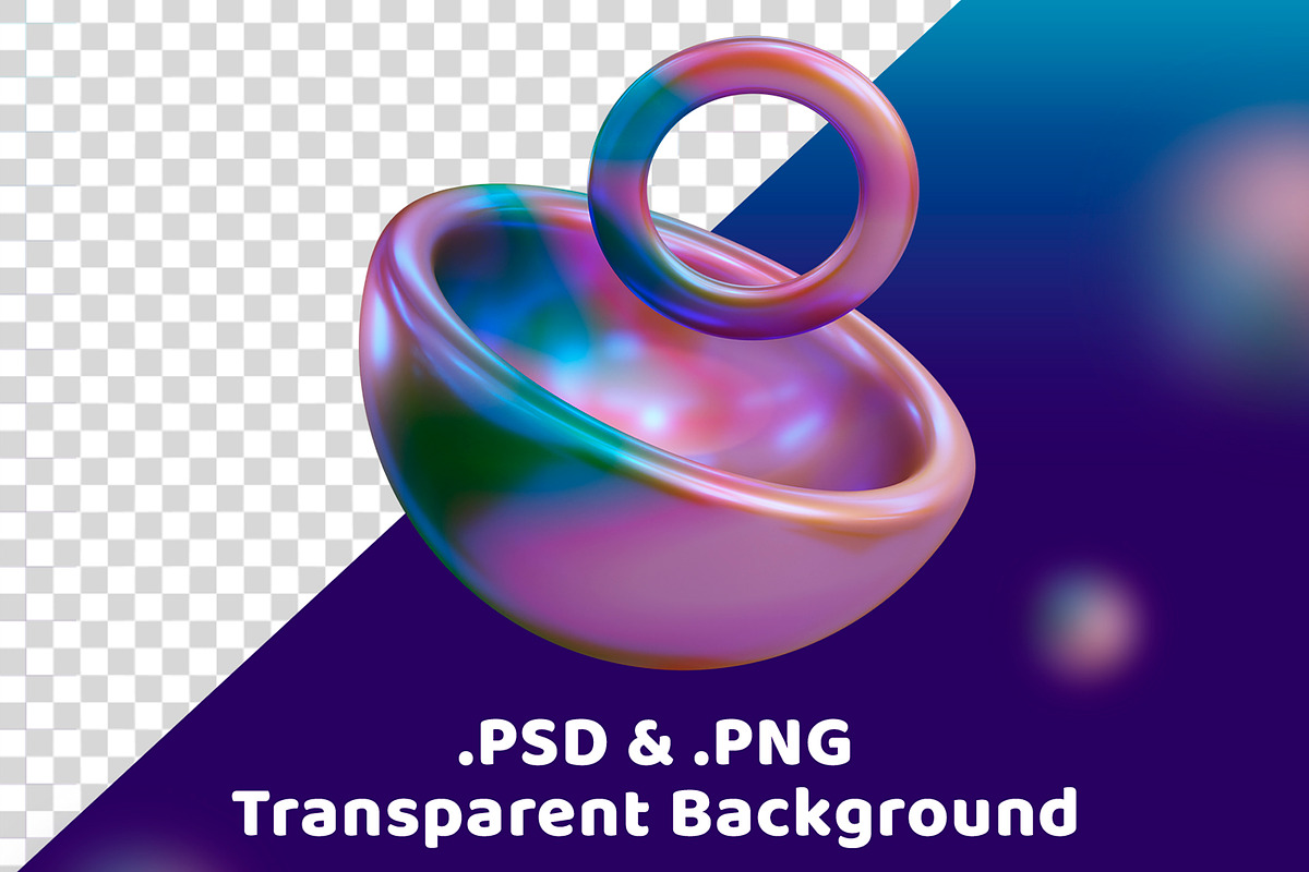 3D Geometric Shape, an Object 3D Model by Monstersvisual (Photo 3 of 6)