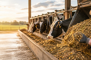 Feeding livestock during summer heat, a Photo by Dvoevnore photos
