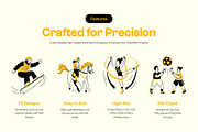 Sports Drawing Illustration Set, a Sport Illustration by Vectors Market (Thumbnail 2 of 9)