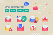 Email message security digital tech, a Technology Illustration by vladwel (Thumbnail 4 of 5)