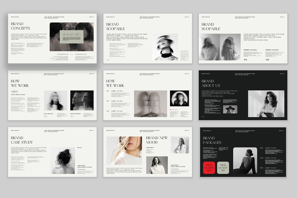 Brand Proposal Presentation Template, a Presentation Template by Pradaxa (Photo 7 of 8)