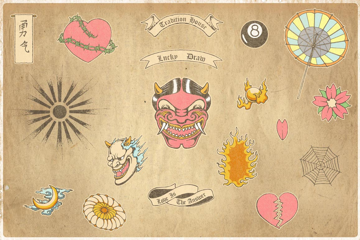 Vector Tattoo Style-Handrawn Vol.2 preview 4