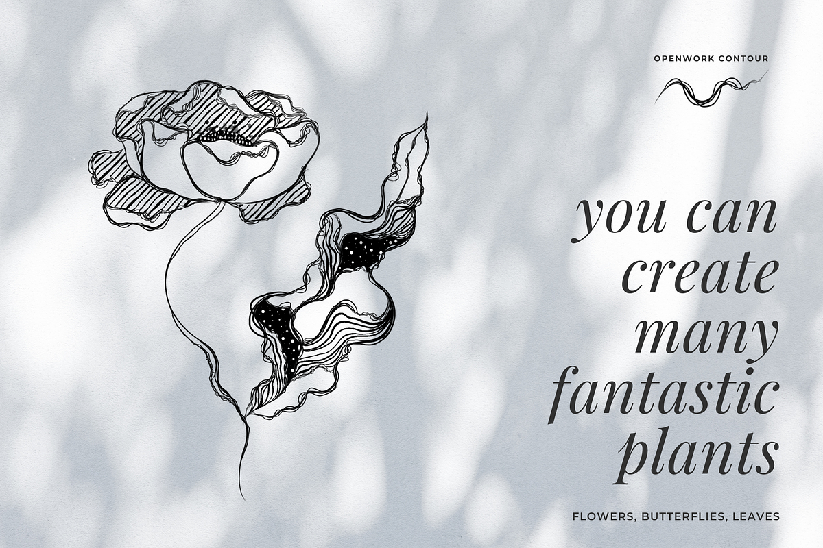 Graphic fantastic artistic, a Brush Add-On by Larisa Popova (Photo 2 of 6)