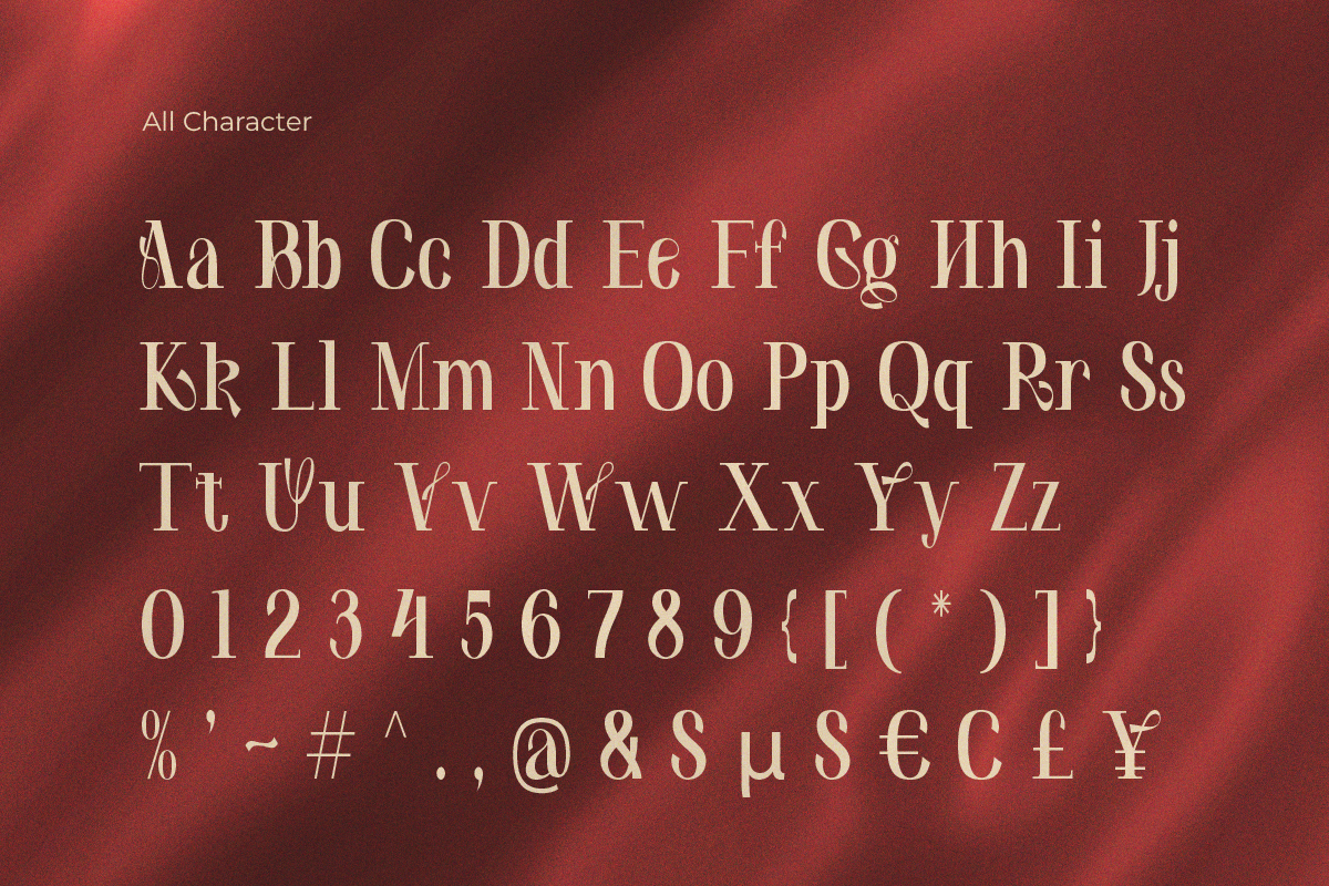 Kagea - Elegant Luxury Serif, a Serif Font by Pandeka Studio (Photo 9 of 9)