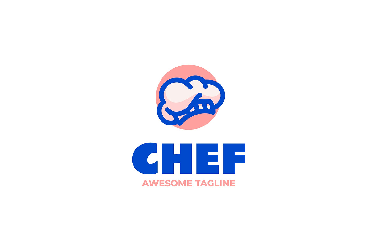 Chef Simple Mascot Logo, a Branding & Logo Template by Artnivora.Std