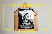 MOVEMBER Party Flyer Template, a Flyer Template by Millusti (Thumbnail 1 of 3)