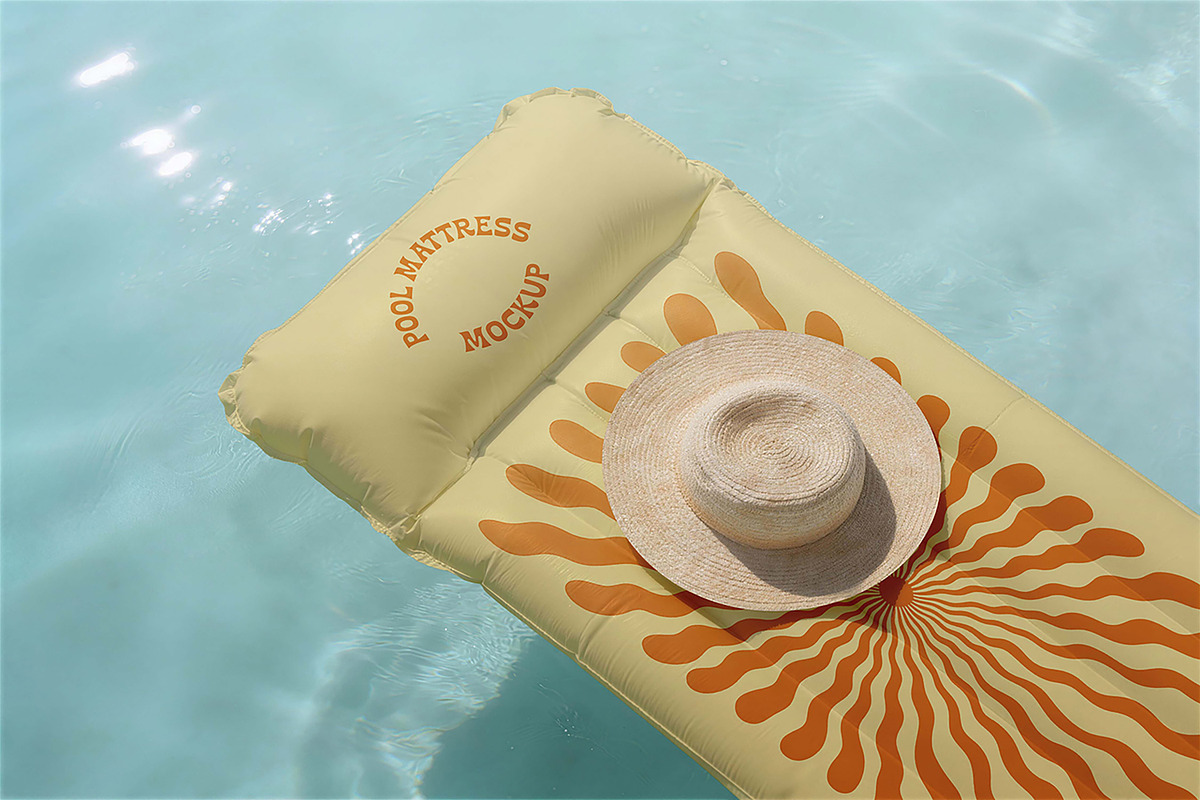 Summer Pool Mattress Mockup, a Product Mockup by Pitchlook.Studio (Photo 2 of 4)