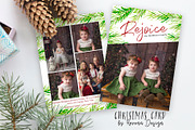 Christmas Card Template, a Card Template by Rovena Design (Thumbnail 1 of 2)