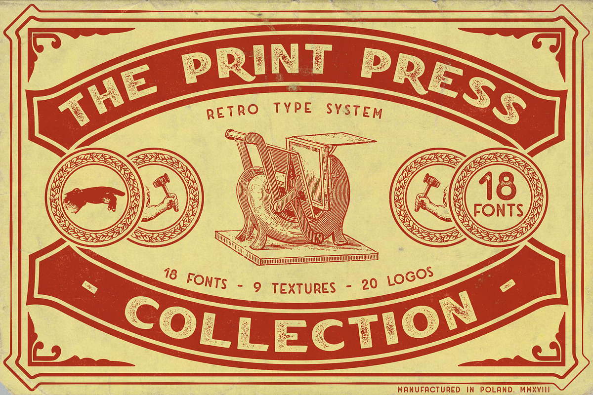 The Retro Brand Font Bundle, a Sans Serif Font by Bart Wesolek (Photo 13 of 14)