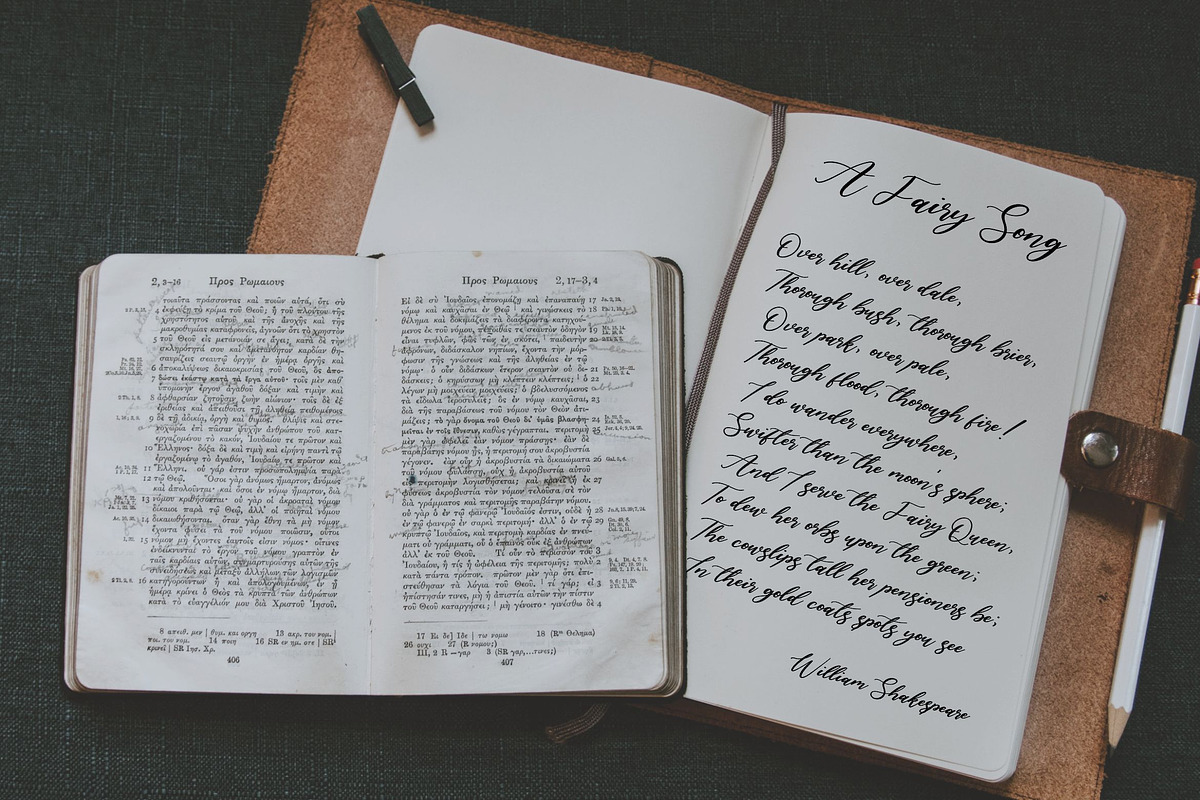 Lavineta Eisley - Calligraphy Font, a Script Font by Balpirick Studio (Photo 4 of 7)