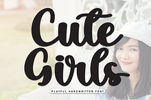 Cute Girls | Script Font